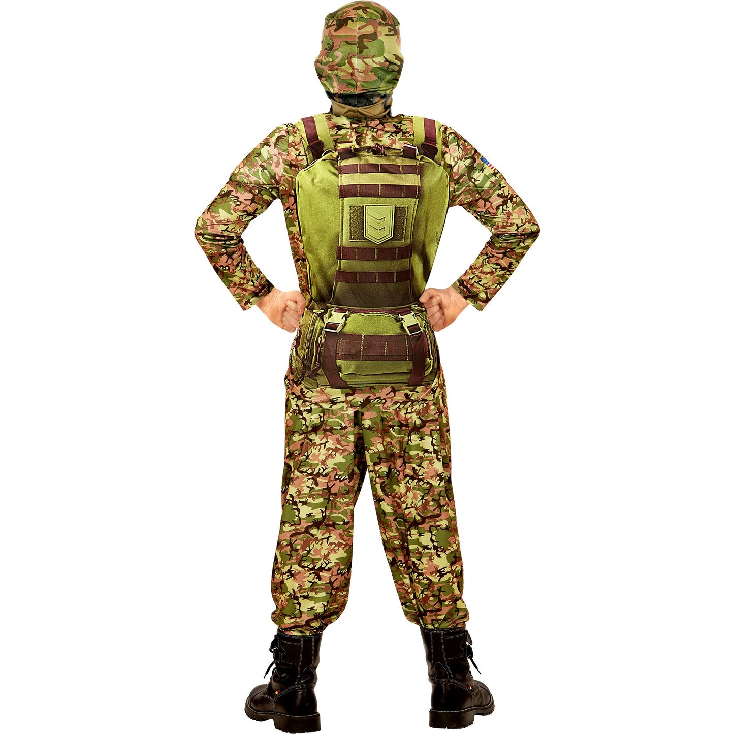 "KAMPF SOLDAT" (Muskelshirt, Hose, Maske mit Kapuze) – Ansicht 4