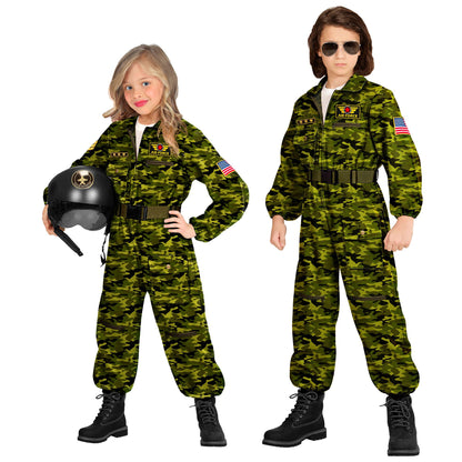 "KAMPFJETPILOT" (Overall, Gürtel) – Vorderansicht