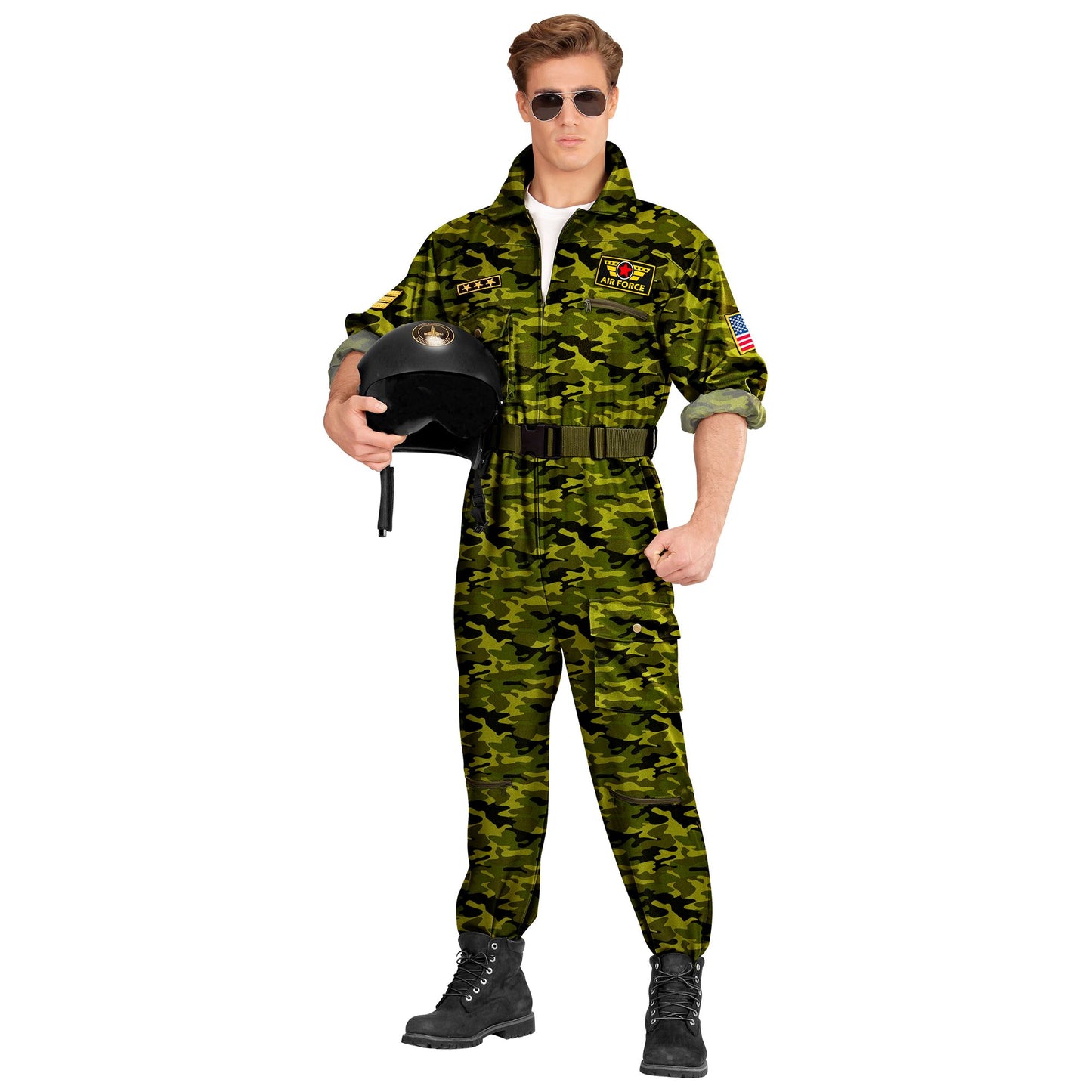 "KAMPFJETPILOT" (Overall, Gürtel) – Vorderansicht