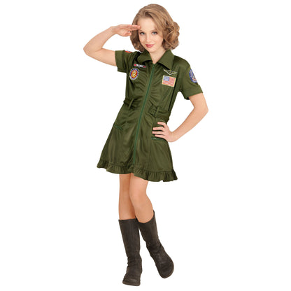 "KAMPFJETPILOTIN" (Kleid) – Vorderansicht