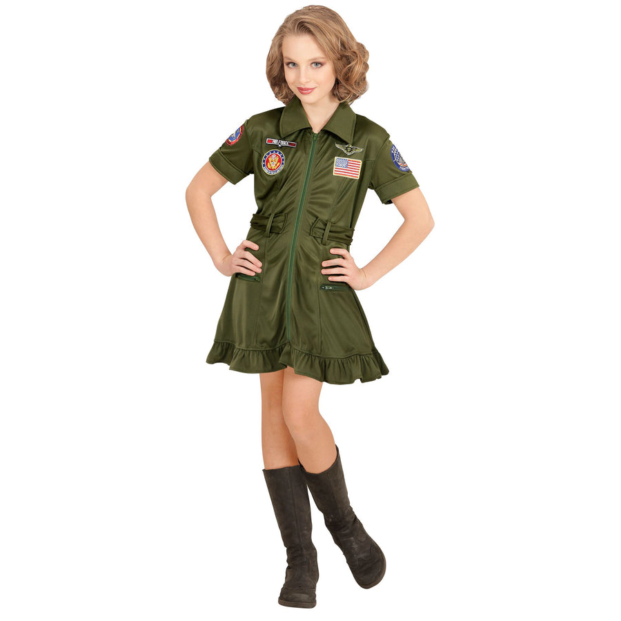 "KAMPFJETPILOTIN" (Kleid) – Detailansicht