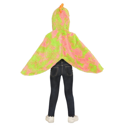 "KANARIENVOGEL SOFT PLÜSCHKOSTÜM" (geflügeltes Cape mit Kapuze) – Ansicht 3