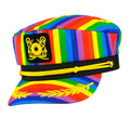 "KAPITÄNSMÜTZE REGENBOGEN PRIDE" – Vorderansicht