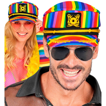 "KAPITÄNSMÜTZE REGENBOGEN PRIDE" – Ansicht 3