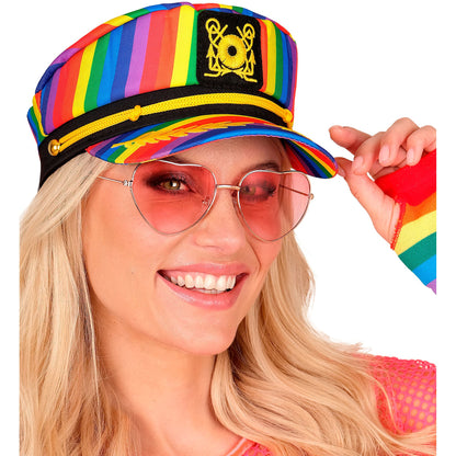 "KAPITÄNSMÜTZE REGENBOGEN PRIDE" – Ansicht 4