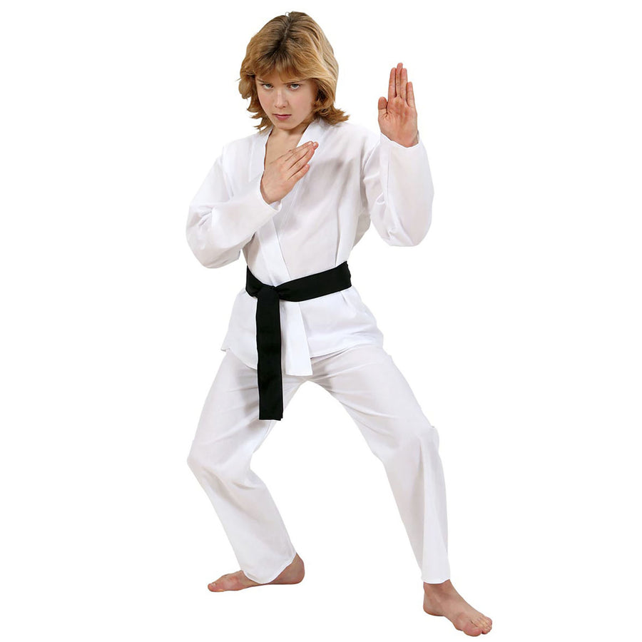 "KARATE KID" (Coat, Hose, schwarzer Gürtel) – Detailansicht