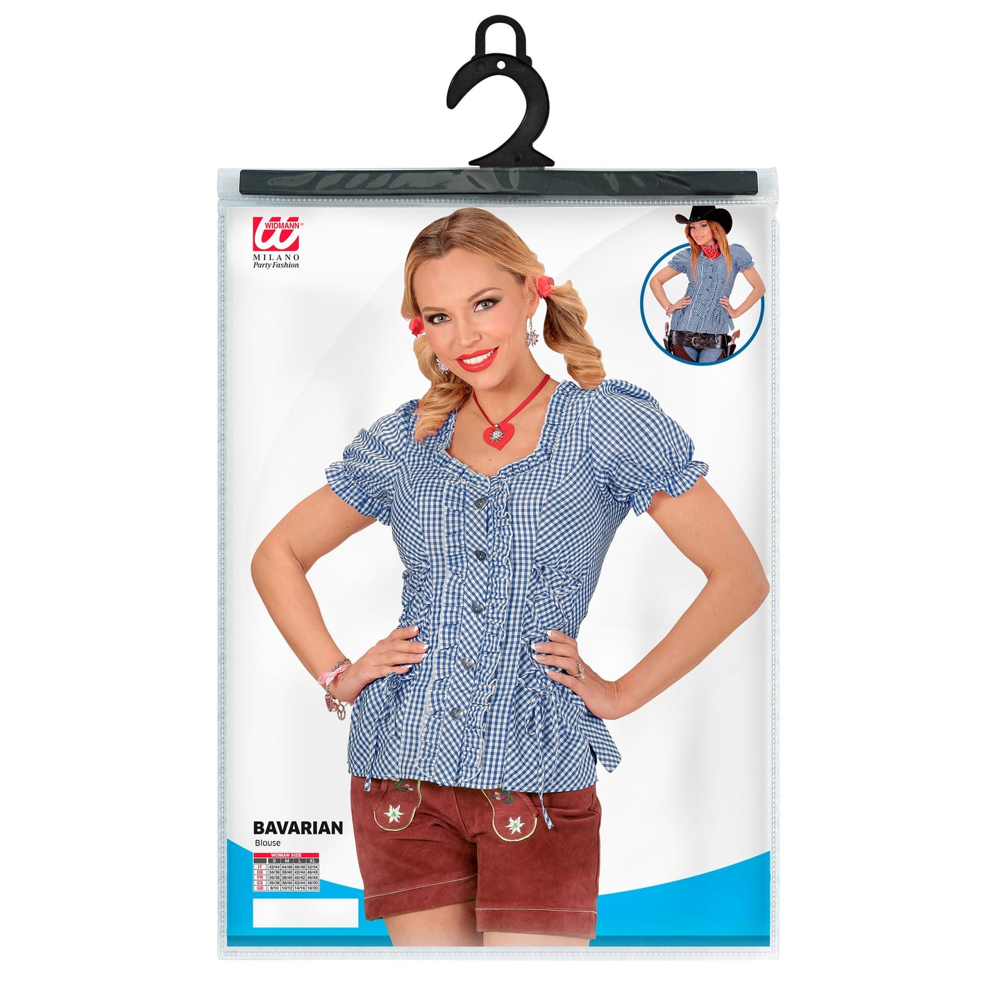 "KARIERTE BLAUE BLUSE" – Ansicht 5