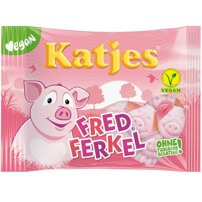 Katjes Fred Ferkel 175g - Fruchtgummi Schaumzucker – Produktansicht