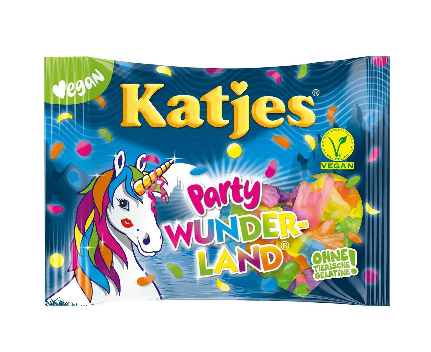 Katjes Party Wunderland 175g vegane Fruchtgummi-Mischung