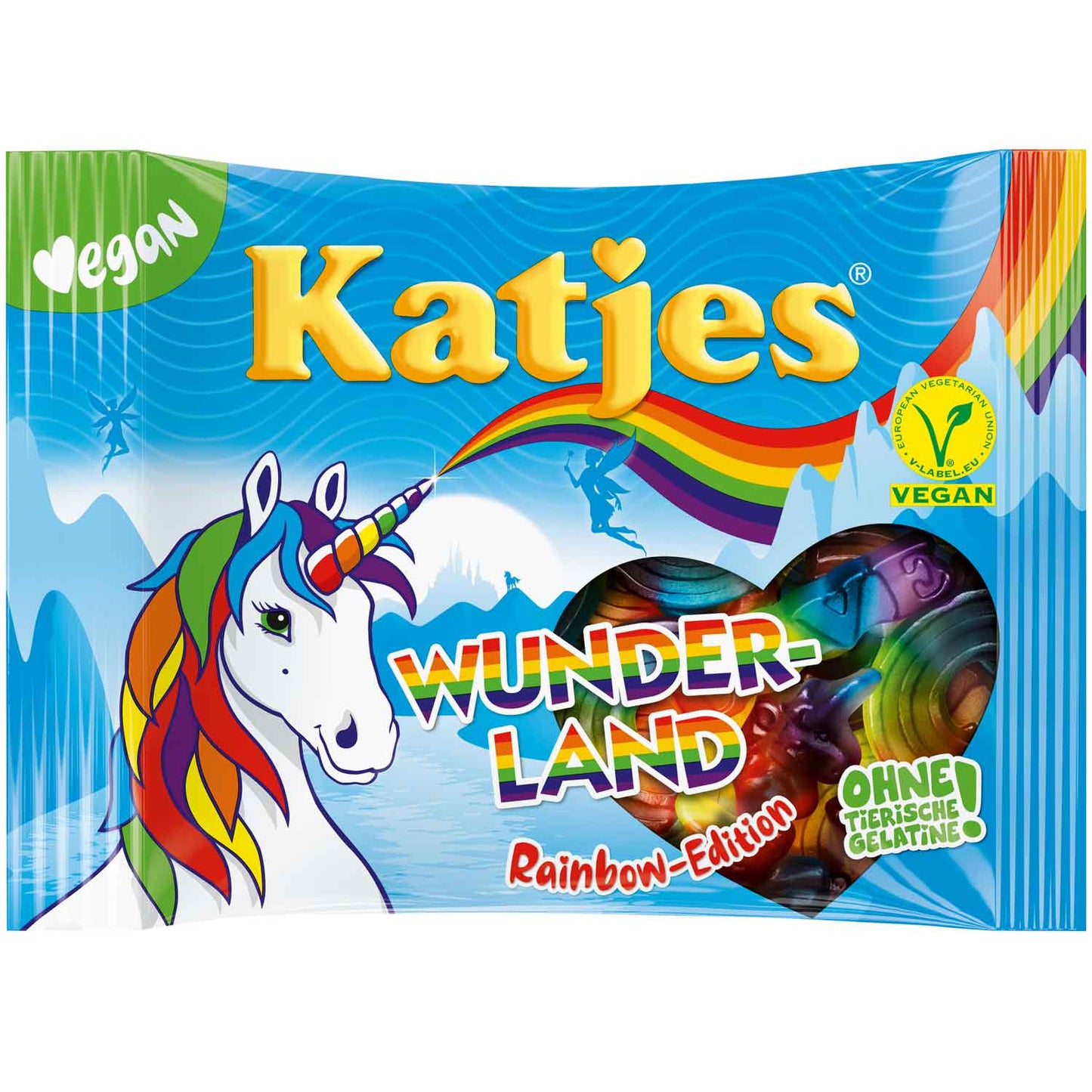 Katjes Wunderland Rainbow-Edition 175g vegane Fruchtgummis