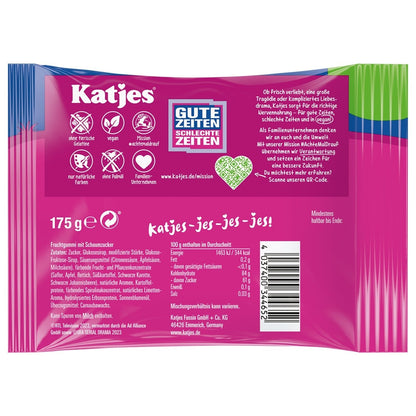 Katjes GZSZ Fruchtgummi mit Schaumzucker 175 g vegane Nascherei