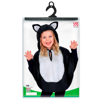 "KATZE AUS PLÜSCH" (Poncho mit Kapuze) – Ansicht 3