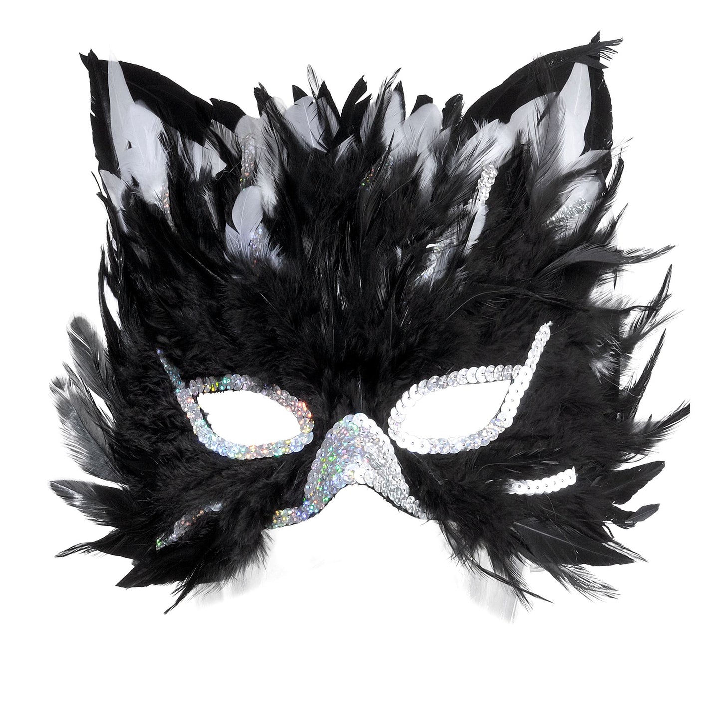 "KATZE FEDERMASKE" – Vorderansicht
