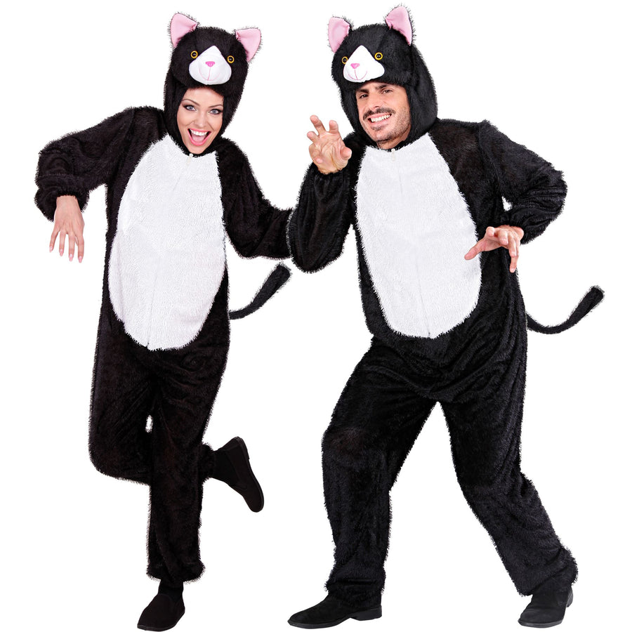 "KATZE FUNNY" (Overall mit Kapuze) – Vorderansicht