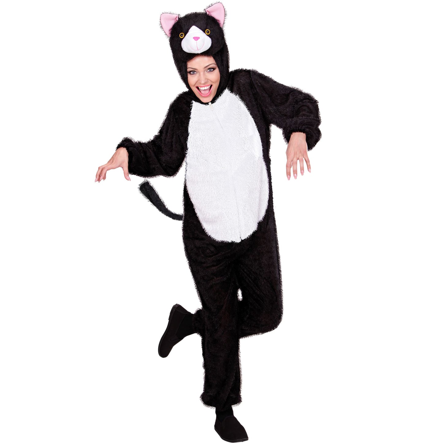 "KATZE FUNNY" (Overall mit Kapuze) – Detailansicht