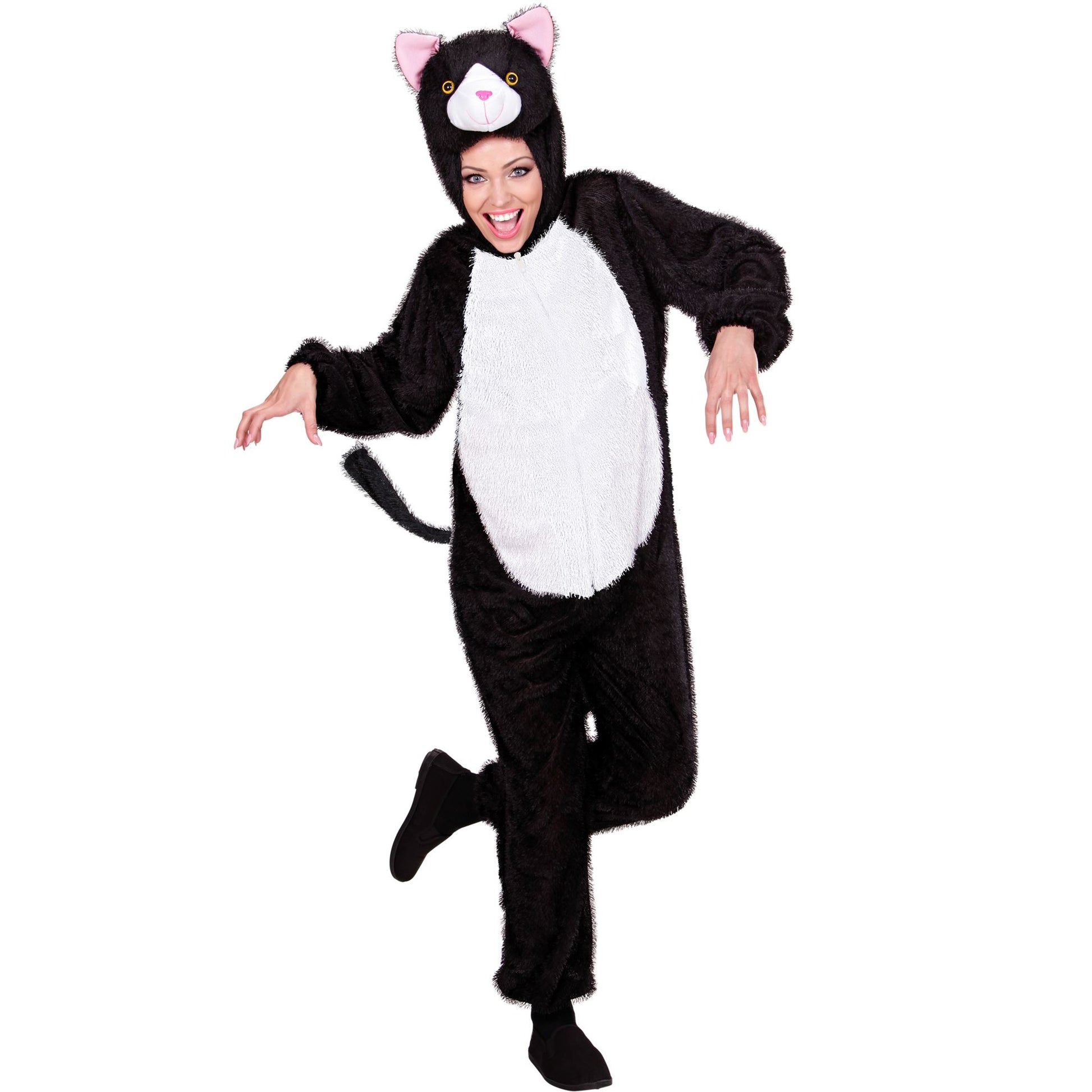 "KATZE FUNNY" (Overall mit Kapuze) – Detailansicht