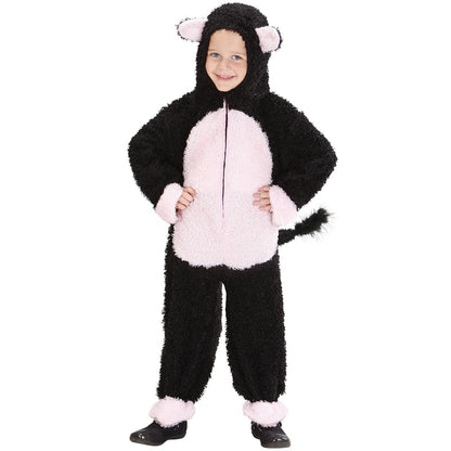 "KATZE FUZZY" (Overall mit Kapuze) – Vorderansicht
