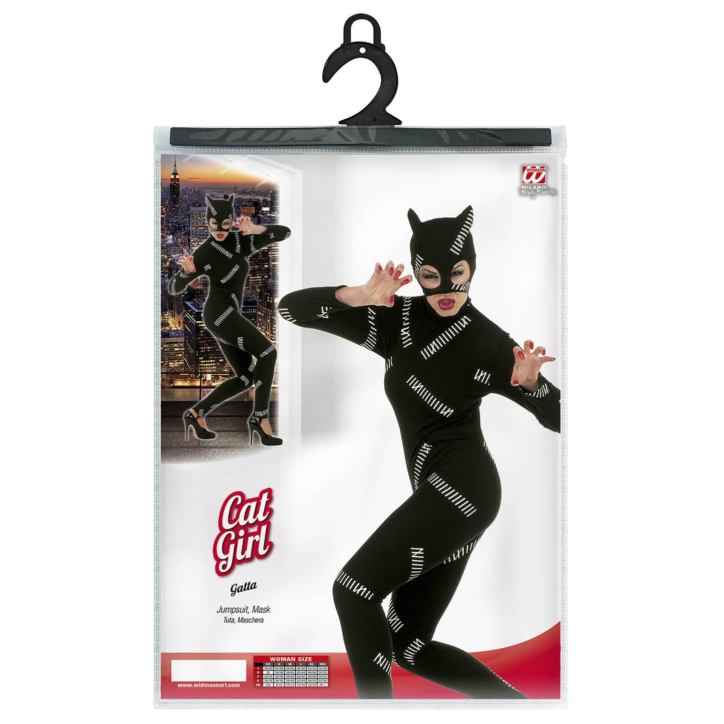 "KATZE" (Overall, Maske) – Detailansicht