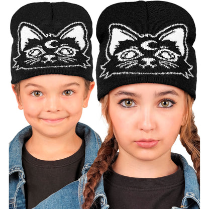 "KATZEN BEANIE MÜTZE" in Kindergröße – Ansicht 3