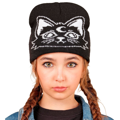 "KATZEN BEANIE MÜTZE" in Kindergröße – Ansicht 4