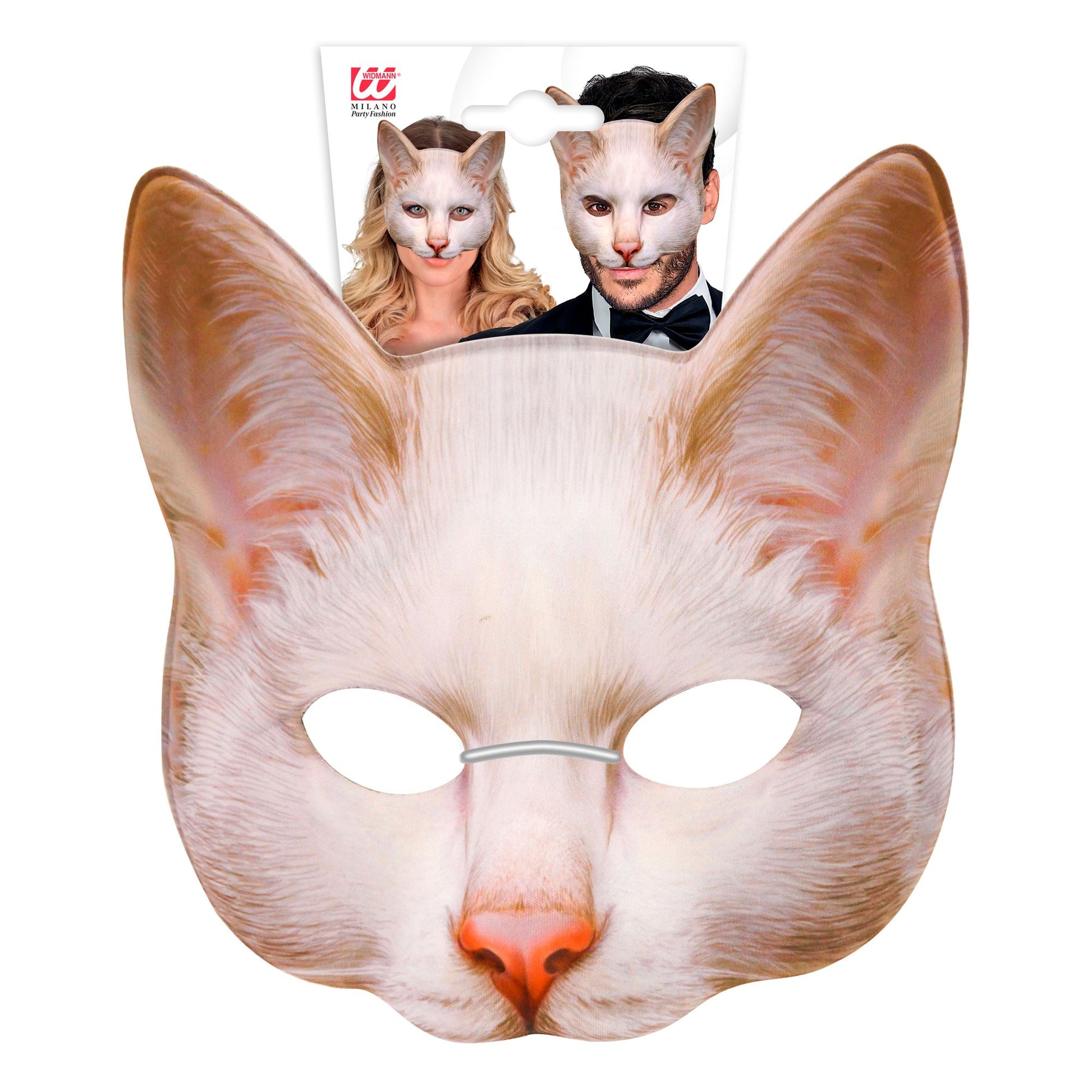 "KATZENMASKE KINNLOS AUS STOFF" – Detailansicht