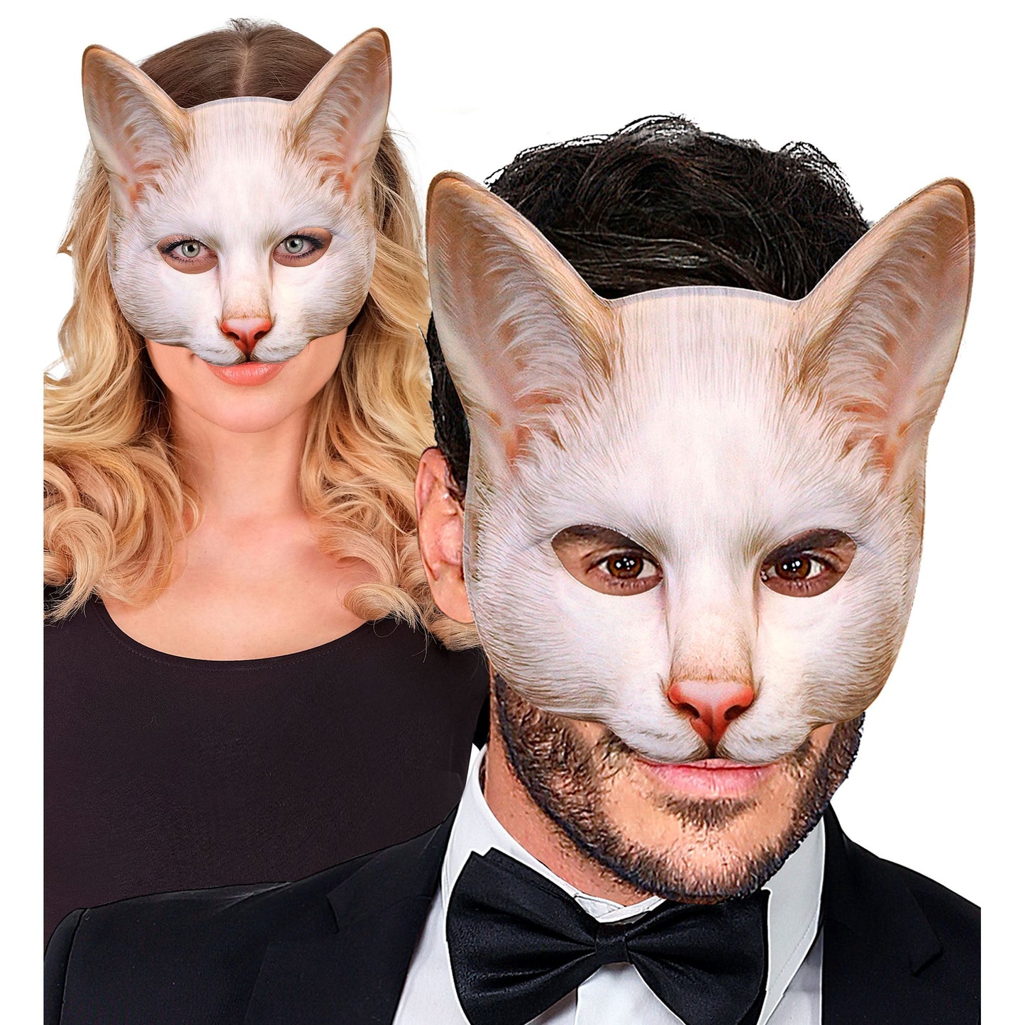 "KATZENMASKE KINNLOS AUS STOFF" – Ansicht 3