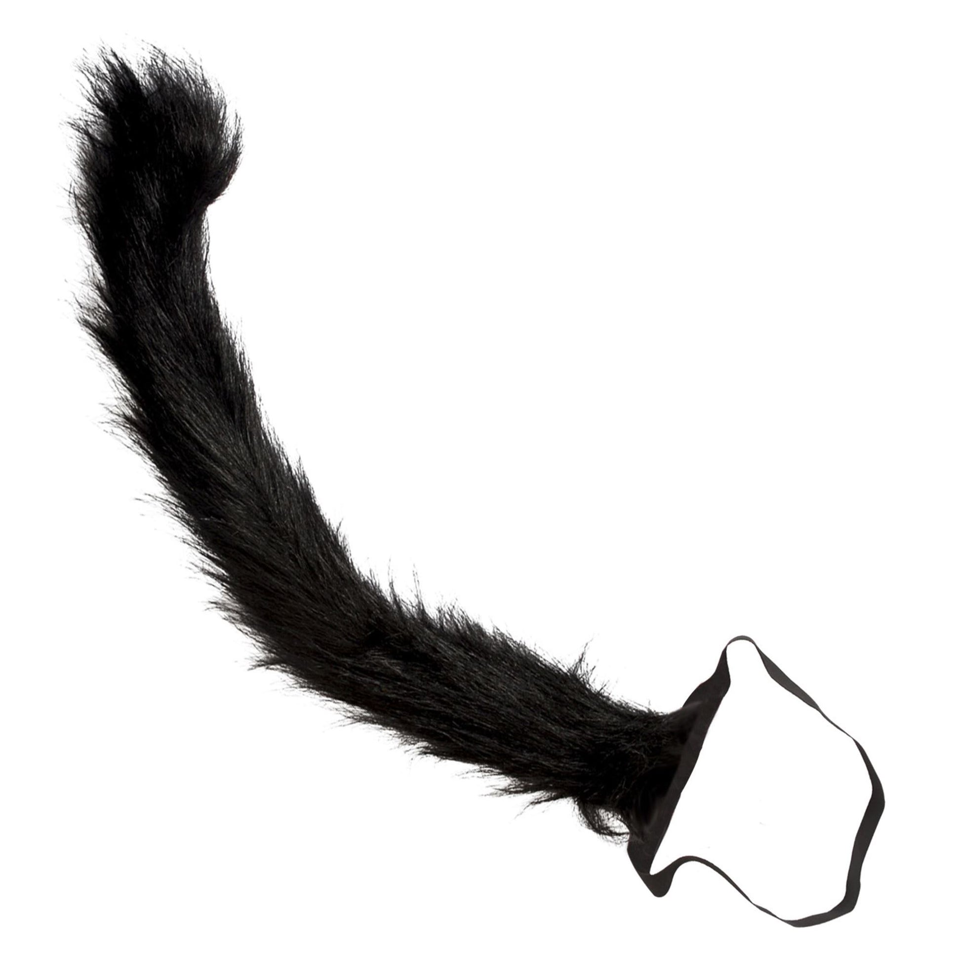 "KATZENSCHWANZ" modellierbar aus Plüsch – Vorderansicht