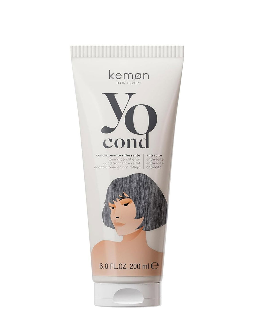 Kemon Kemon, Yo Anthracite Coloring, Haarfarben-Conditioner, 200 ml Regular