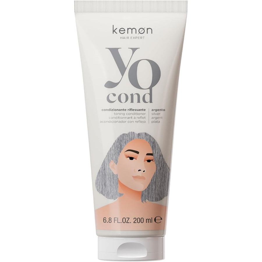 Kemon Kemon, Yo Argento Coloring, Haarfarben-Conditioner, 200 ml Regular