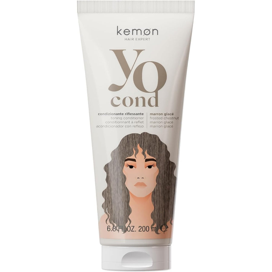 Kemon Kemon, Yo Marron Glacé Coloring, Haarfarben-Conditioner, 200 ml Regular