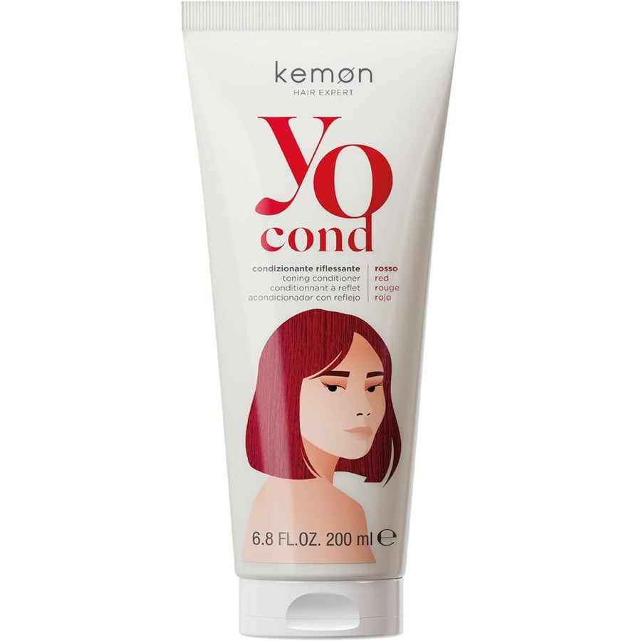 Kemon Kemon, Yo Rosso Coloring, Haarfarben-Conditioner, 200 ml Regular