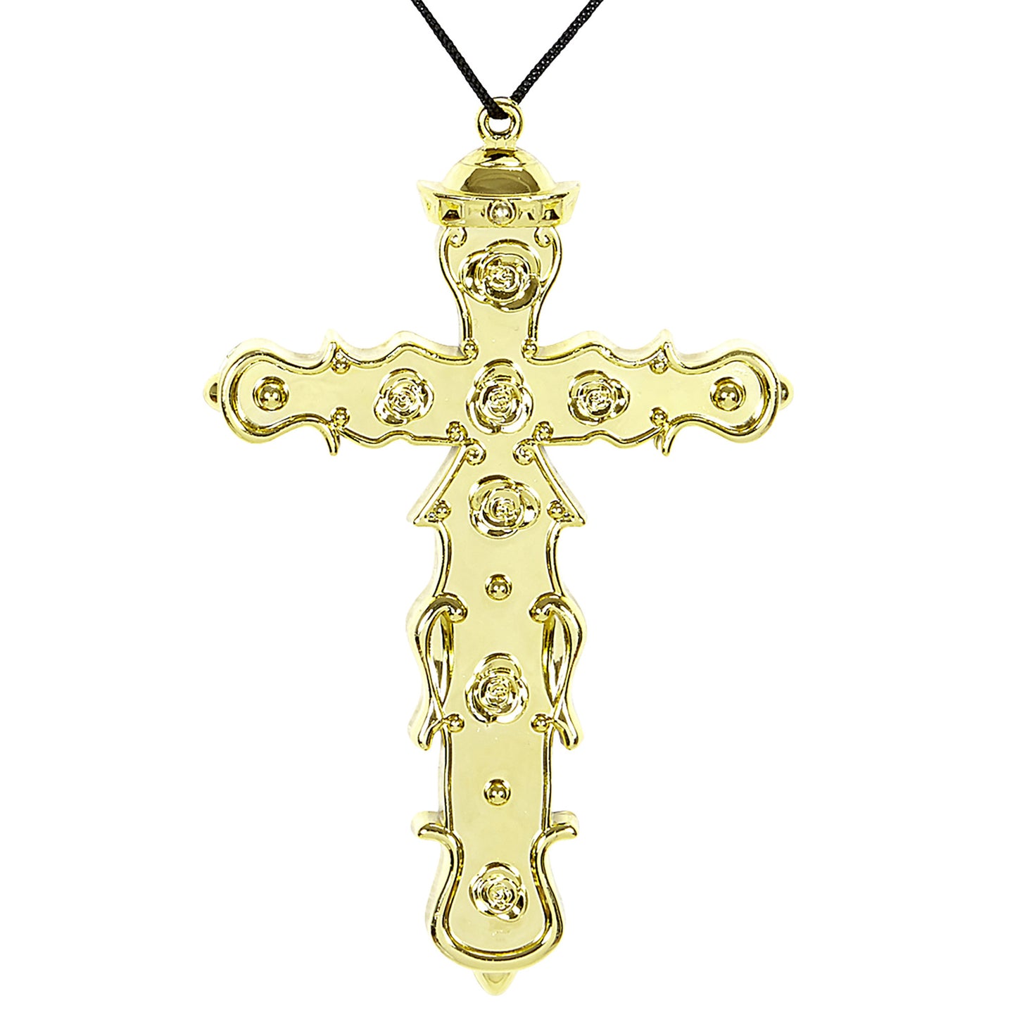 "KETTE GOLDENES KREUZ" – Vorderansicht