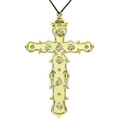 "KETTE GOLDENES KREUZ" – Vorderansicht