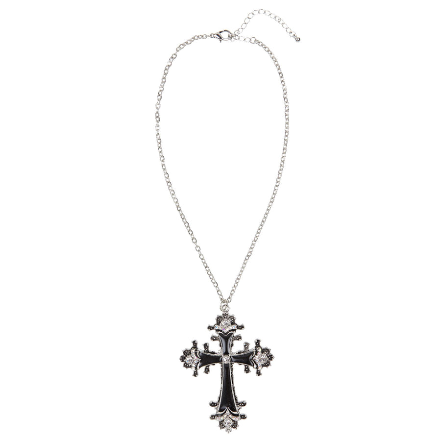 "KETTE MIT SCHWARZEM STRASSKREUZ" – Detailansicht