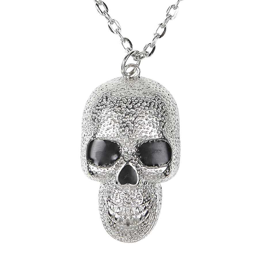 "KETTE MIT SILBERNEM TOTENKOPF" – Vorderansicht