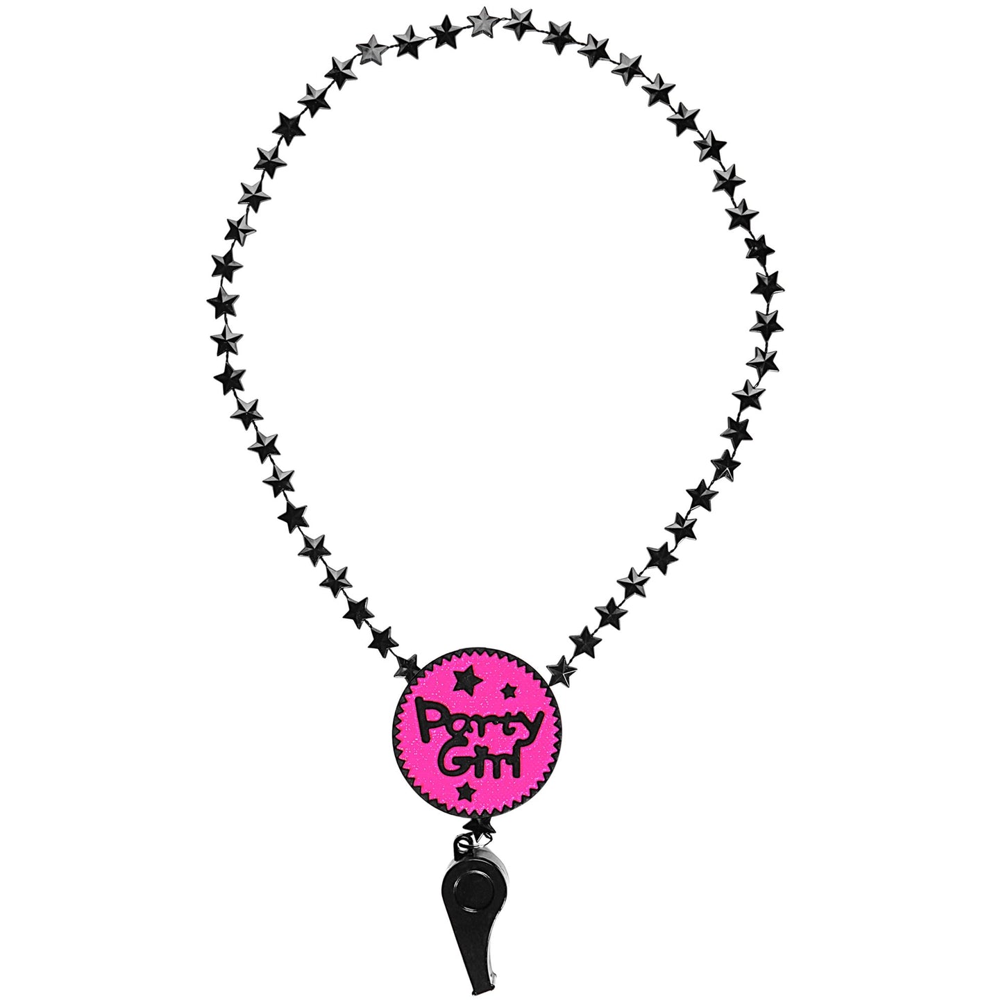 "KETTE TRILLERPFEIFE PARTY GIRL" – Vorderansicht