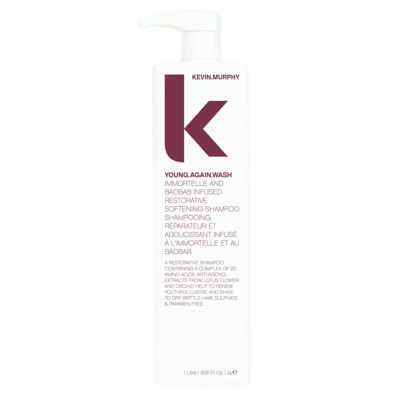 Kevin Murphy Kevin Murphy, Young Again, Haarshampoo, Zur Hydratation, 1000 ml Regular