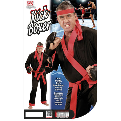 "KICK BOXER" (Oberteil, Hose, Gürtel, Stirnband, Boxhandschuhe) – Ansicht 4