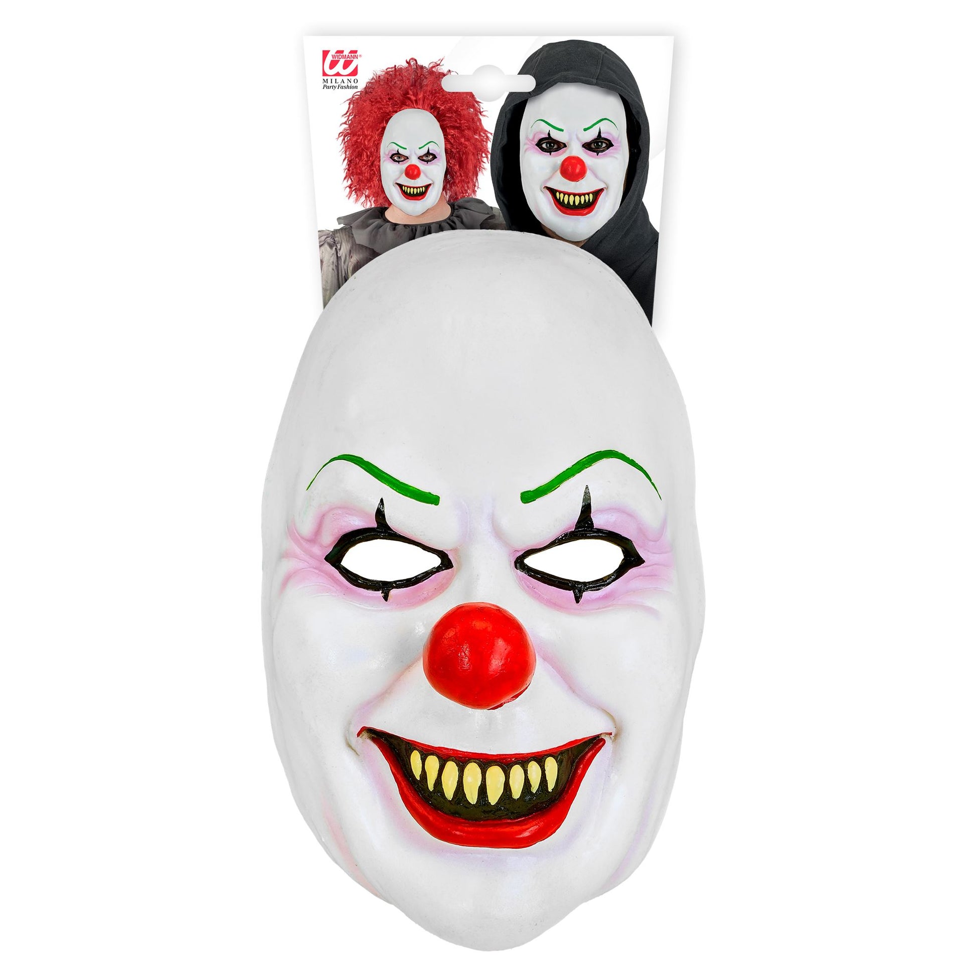 "KILLER CLOWN MASKE AUS LATEX" – Detailansicht