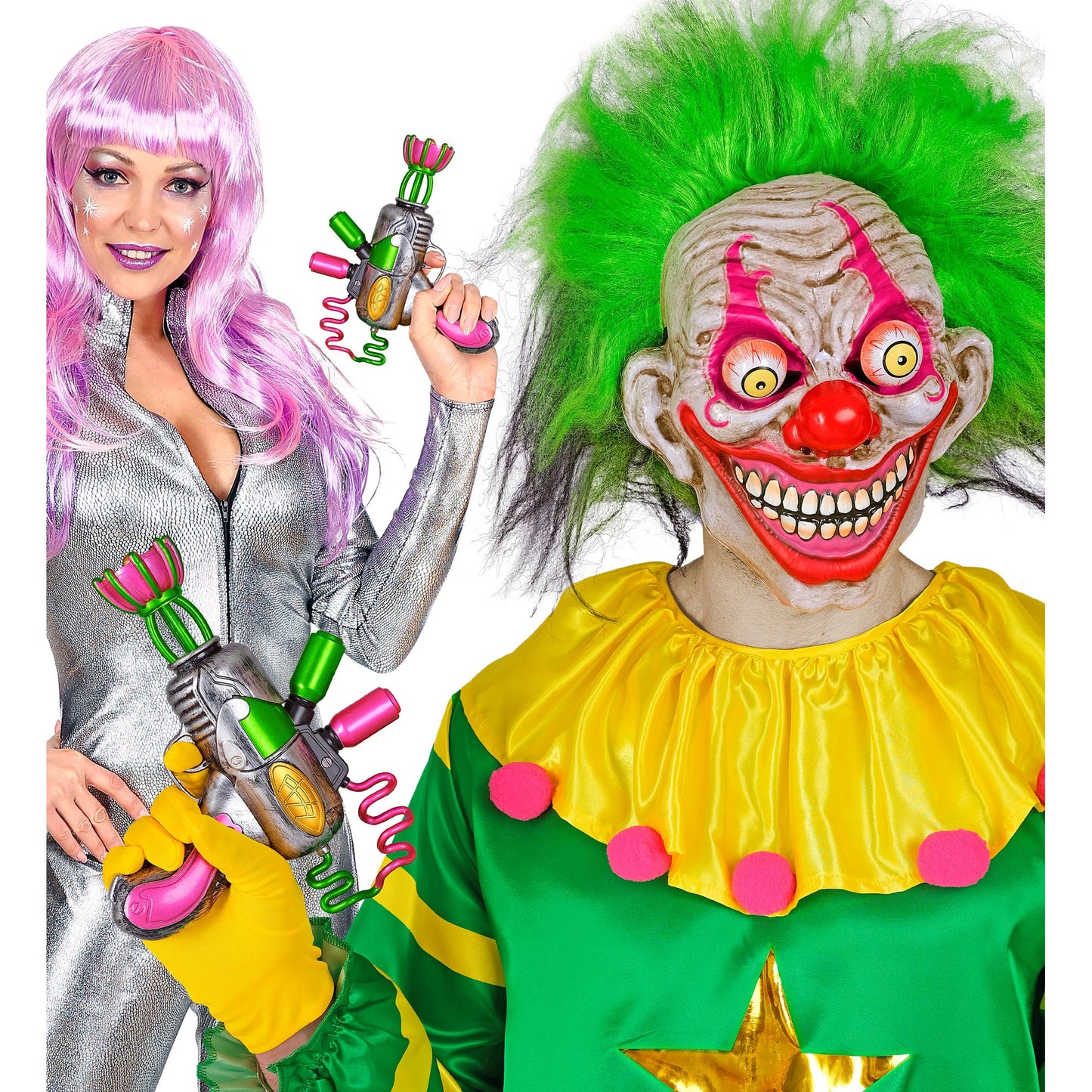 "KILLER CLOWN STRAHLPISTOLE" 25 cm – Ansicht 3