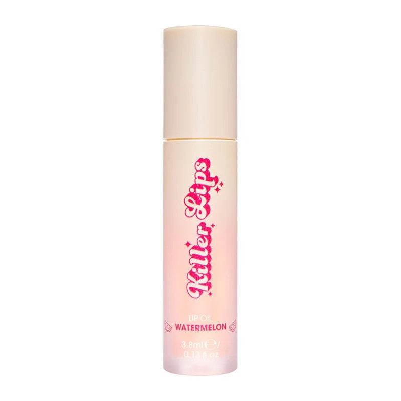 Killer Lips, Super Juicy Lip Oil Watermelon, Glossy & Hydrating, Lip Oil, 3.8 ml