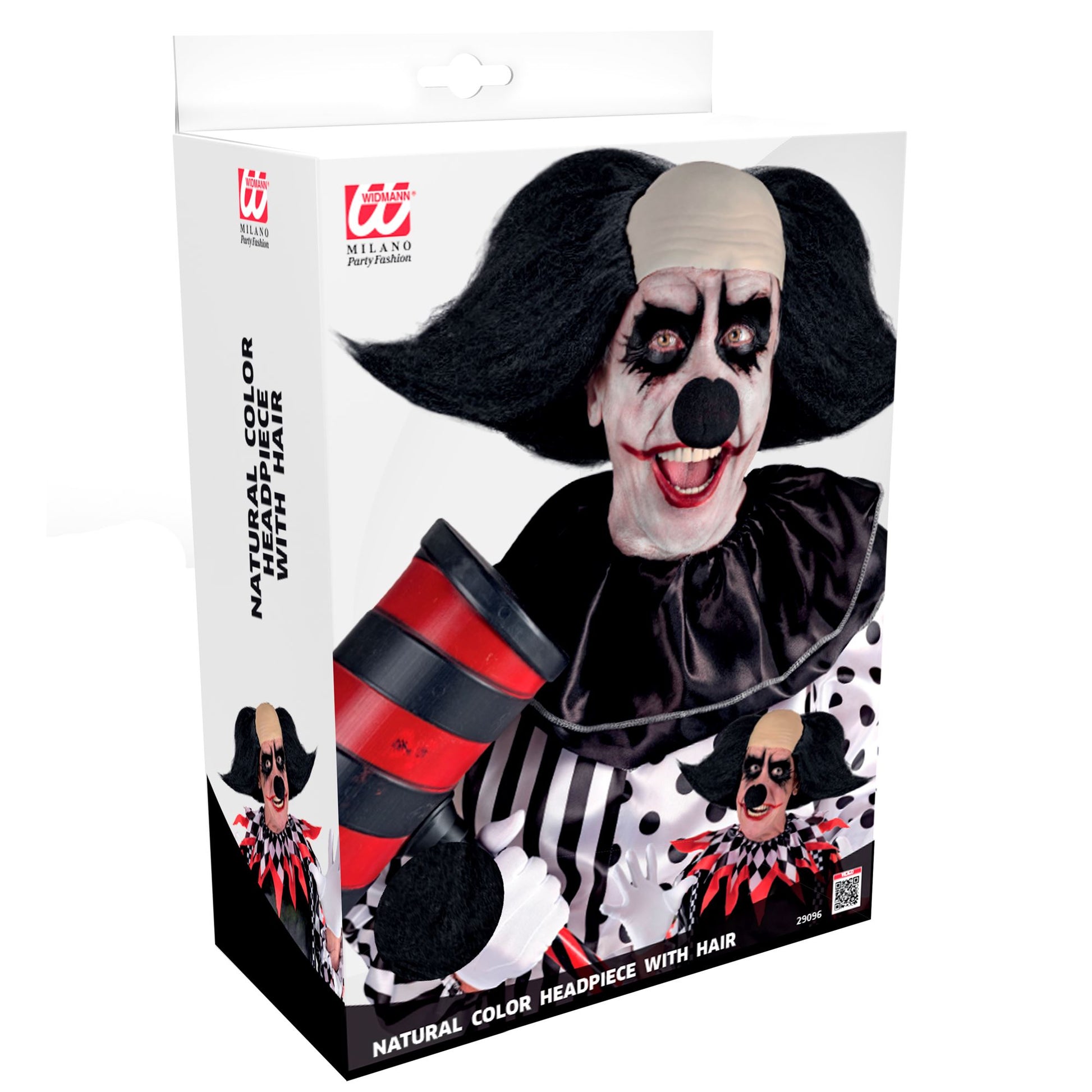 "KILLERCLOWN GLATZE MIT SCHWARZEN HAAREN" in Box – Ansicht 3