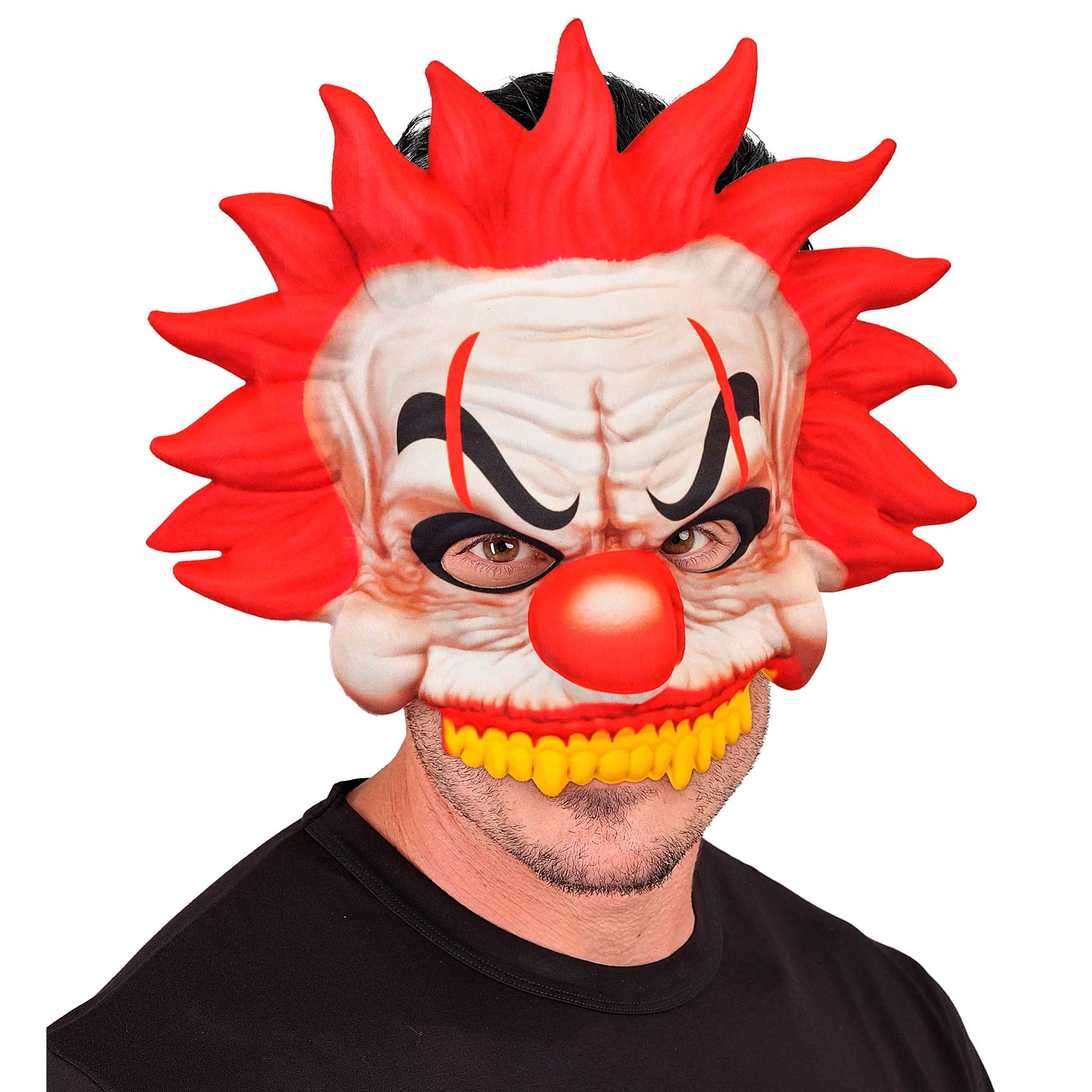 "KILLERCLOWN MASKE KINNLOS AUS STOFF" – Ansicht 4
