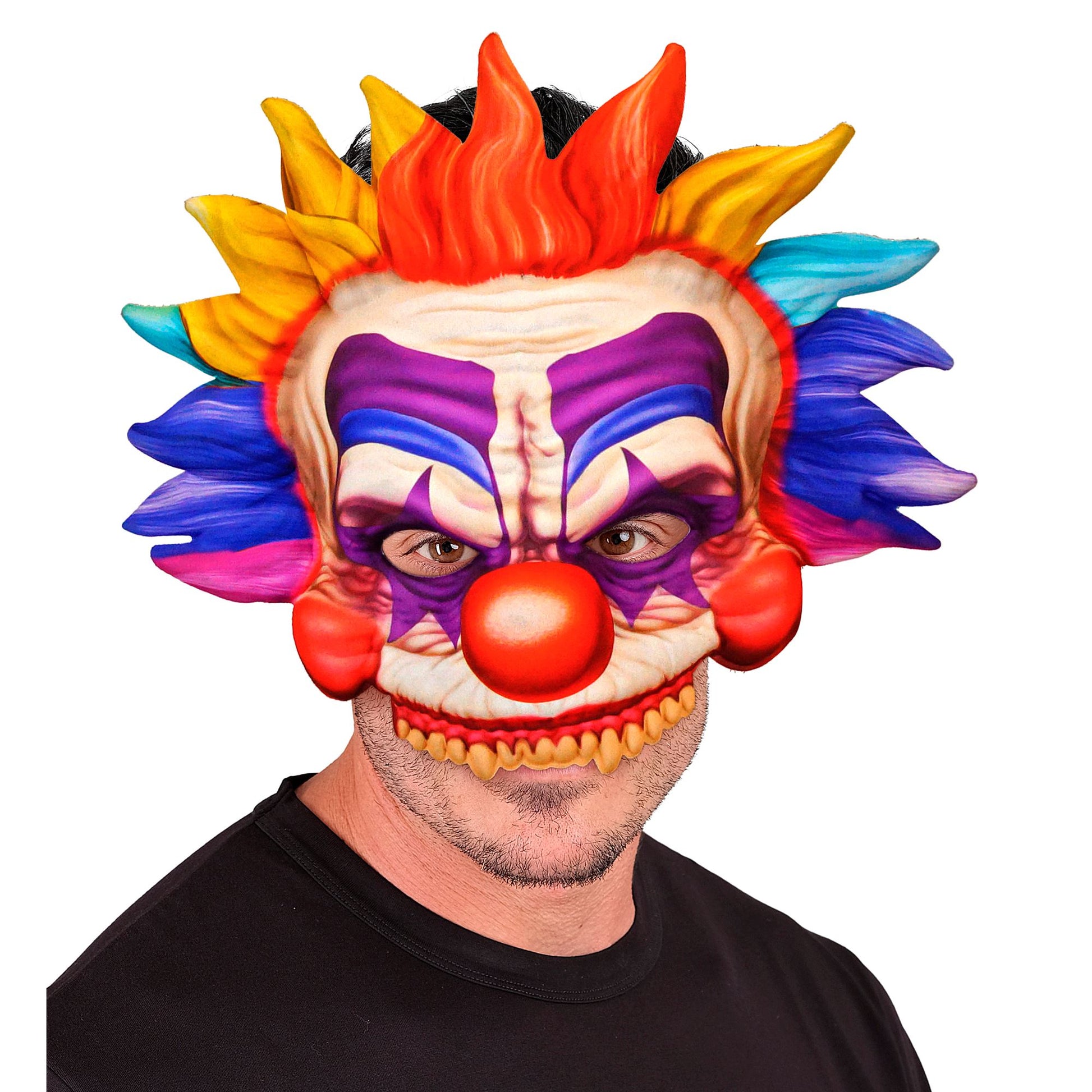"KILLERCLOWN MASKE KINNLOS AUS STOFF" – Ansicht 5