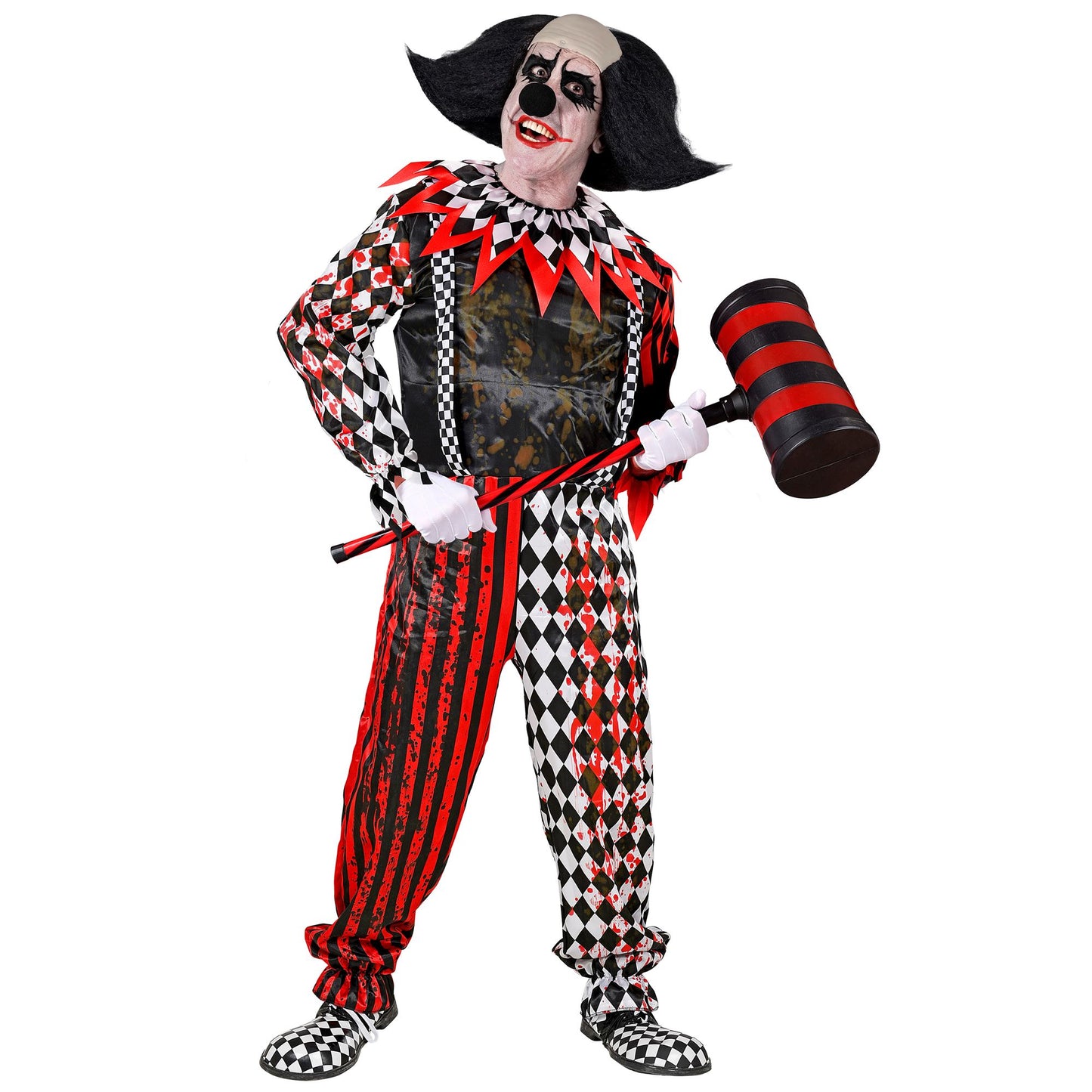 "KILLERCLOWN" (Overall, Kragen) – Detailansicht