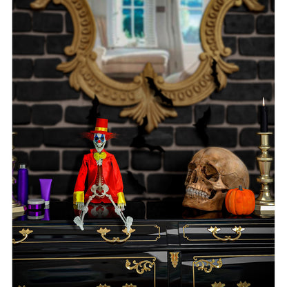 "KILLERCLOWN SKELETT" 40 cm - bewegliche Arme und Beine – Ansicht 3