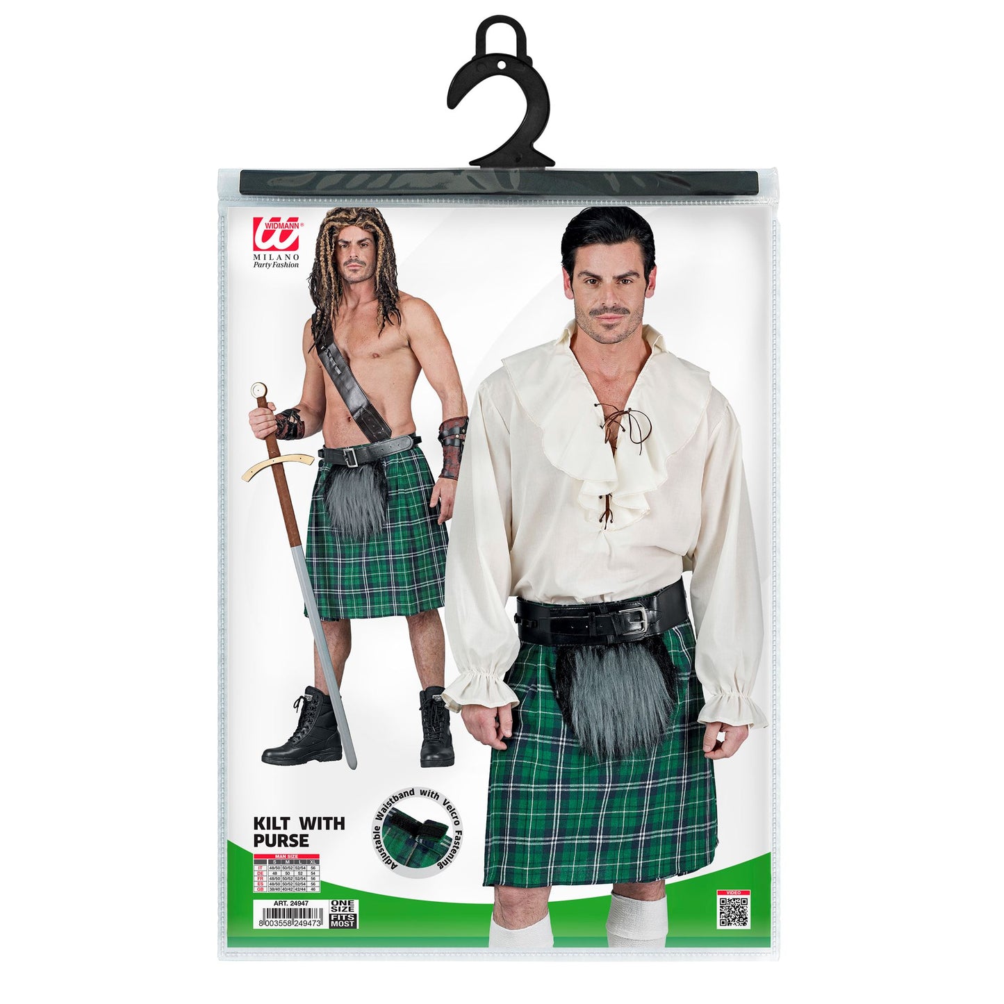 "KILT MIT FELLTASCHE" größenverstellbar von S bis XL – Ansicht 5