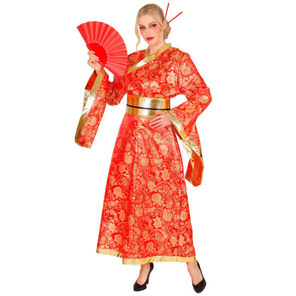 "KIMONO" (Kleid, Gürtel) – Vorderansicht