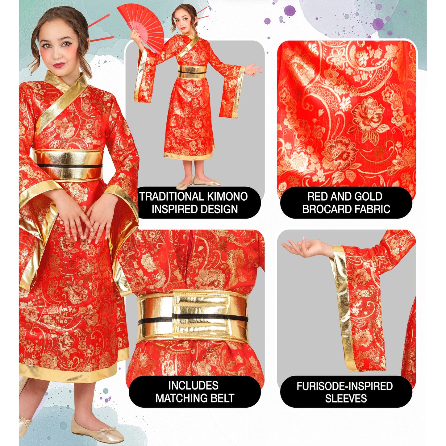 "KIMONO" (Kleid, Gürtel) – Ansicht 6
