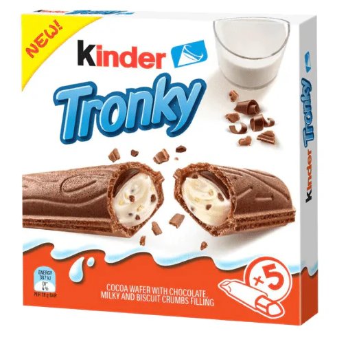Kinder Tronky Milk & Hazelnut Cream Riegel 5er Pack